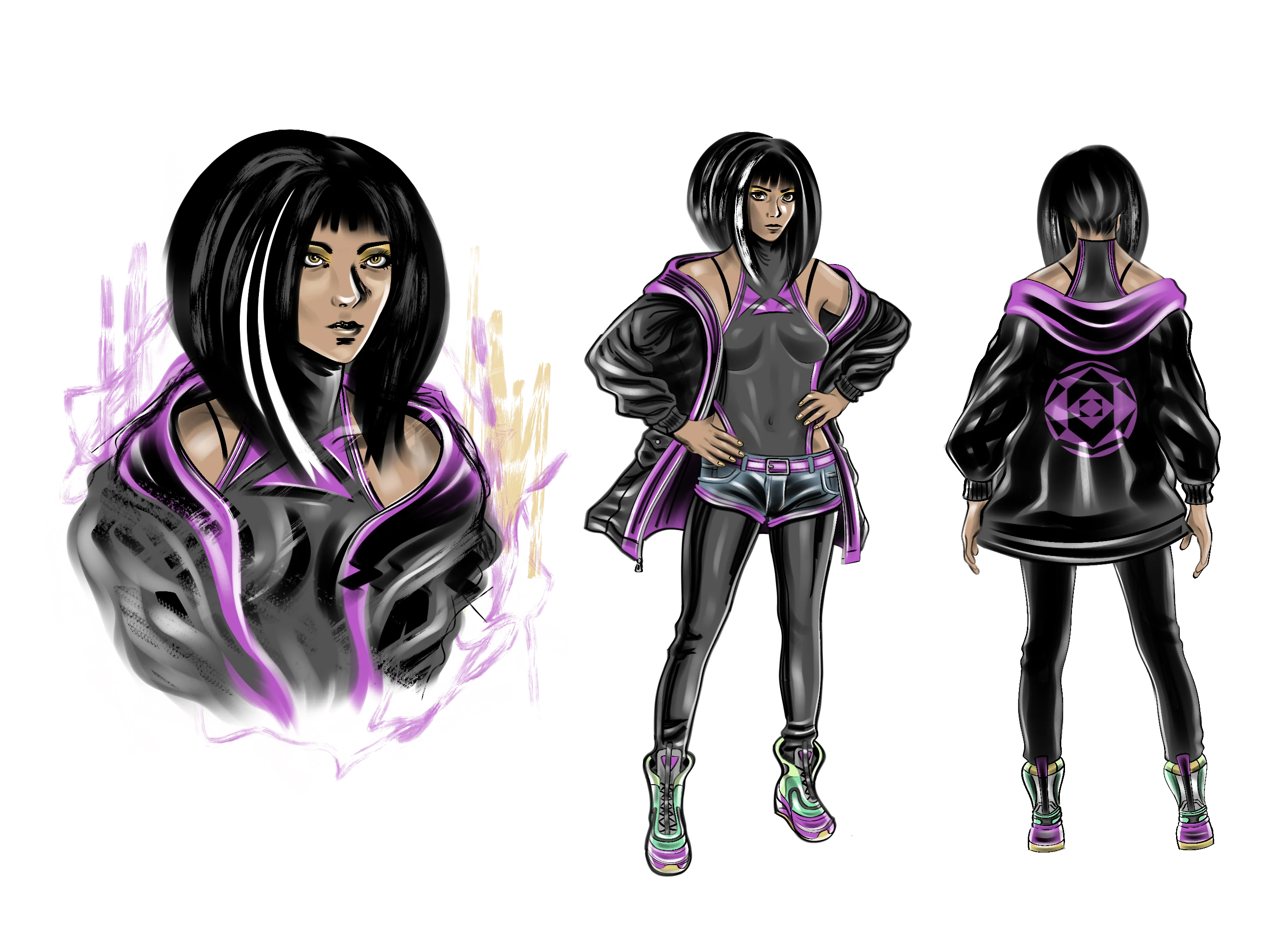 Concept art de Jade
