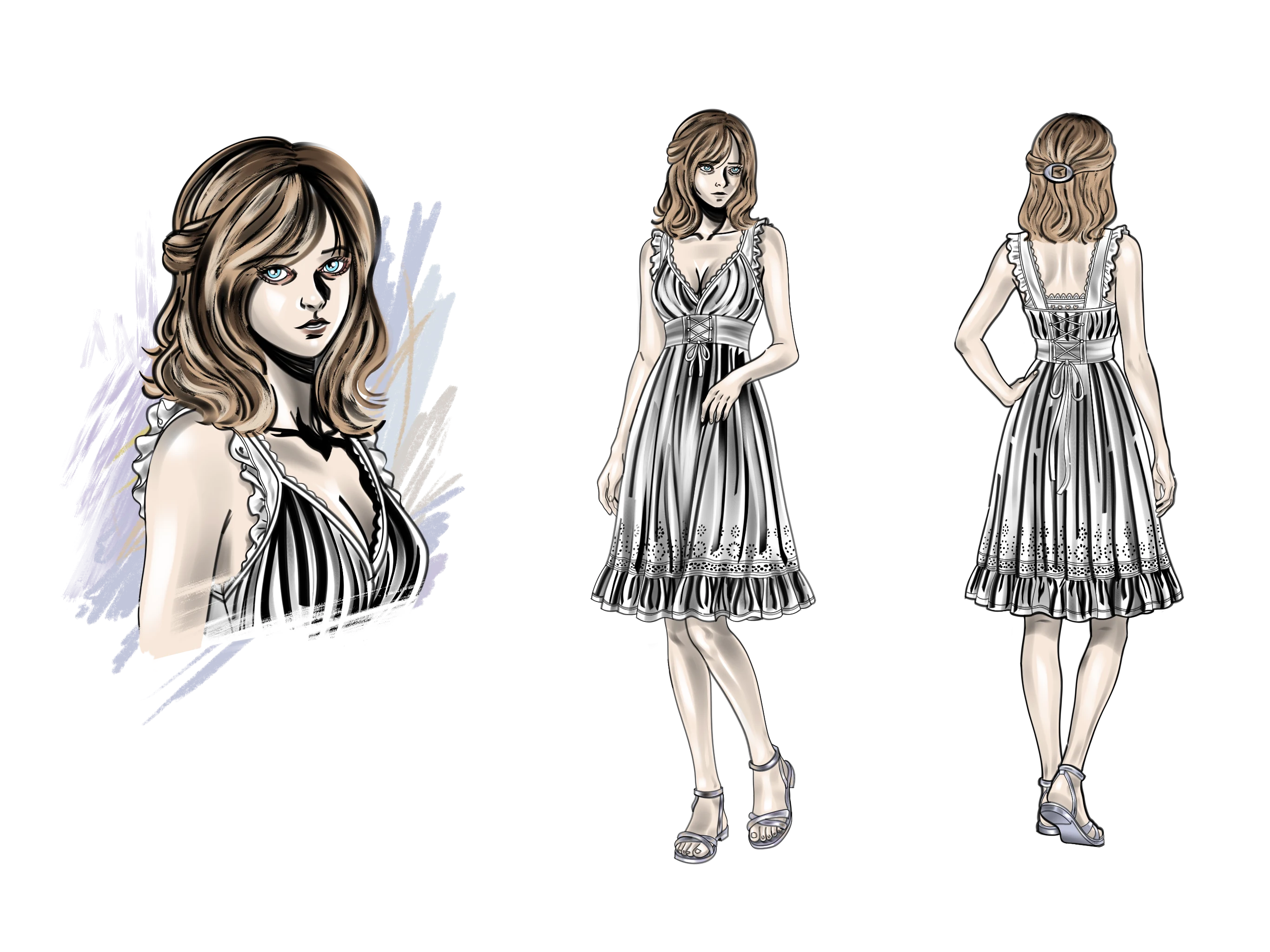 Concept art de Julie