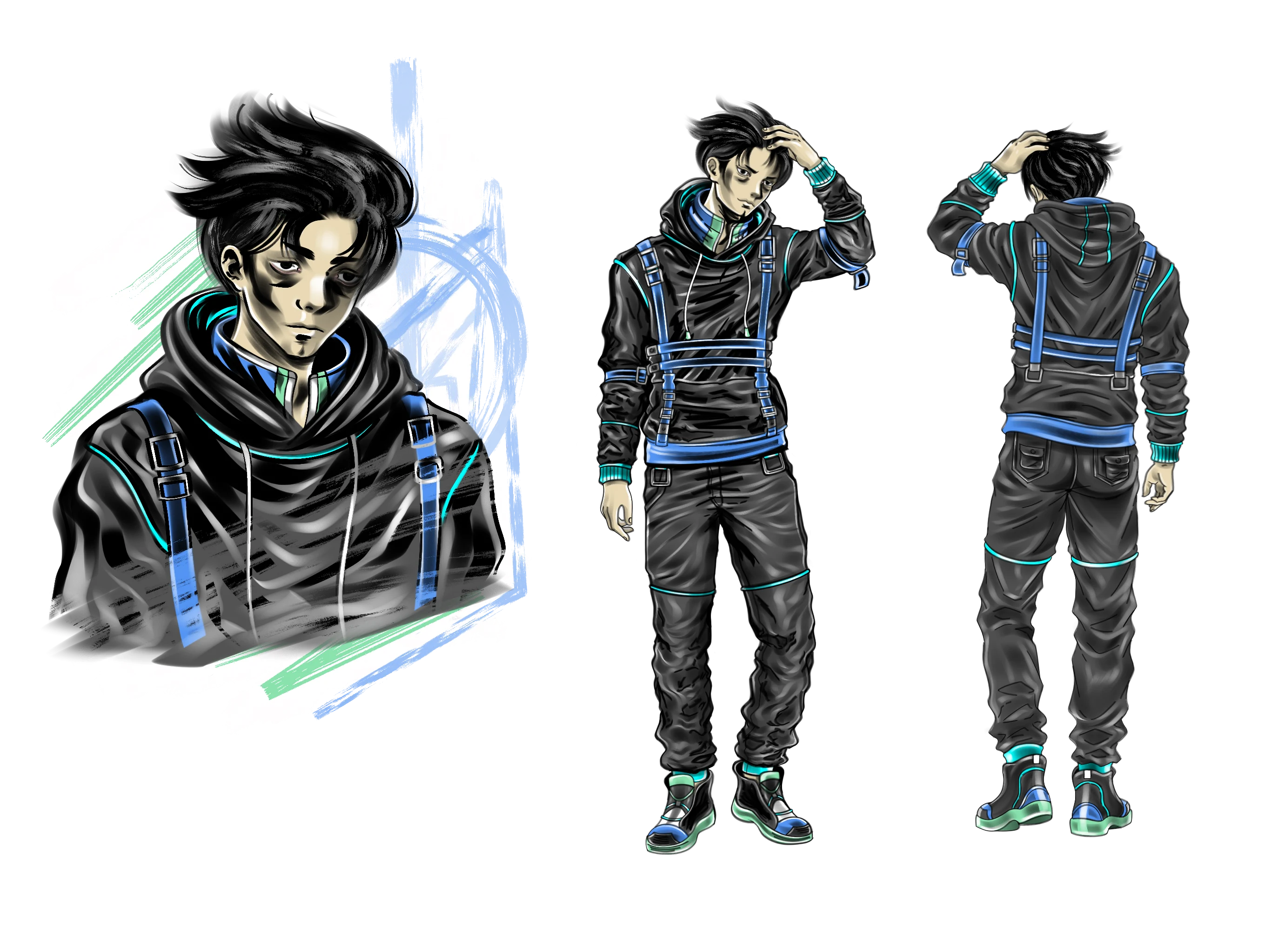 Concept art de Maxime
