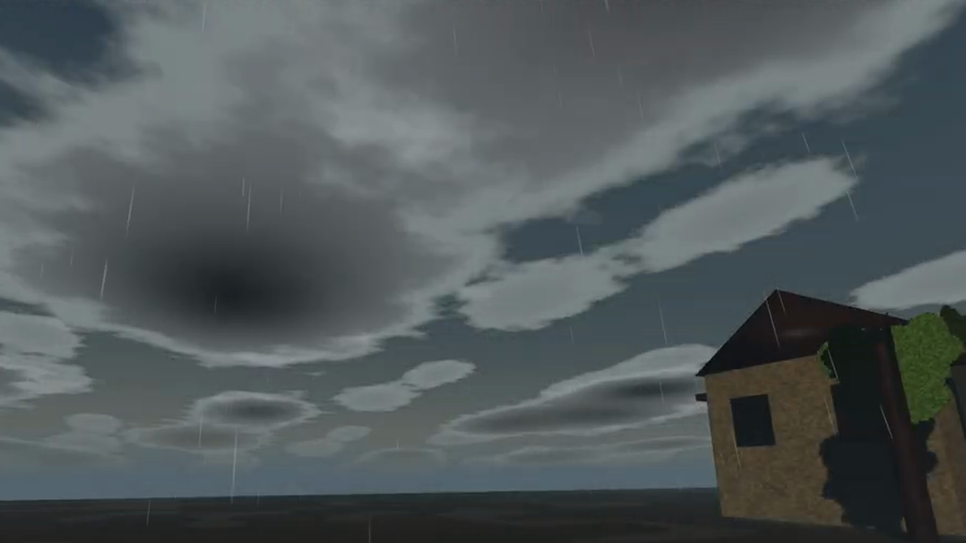 DoppleDanger weather prototype in the rain